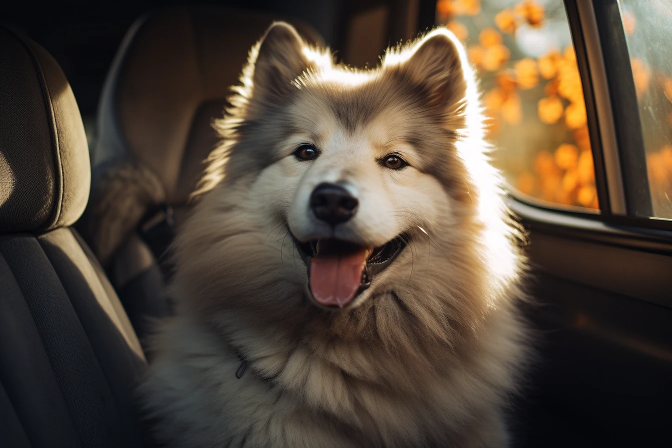 Kia Sorento Dog Car Seat for Keeshonden